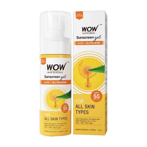 WOW SKIN SCIENCE Sunscreen - SPF 55 PA++++ Sunscreen Matte Daily UV Care