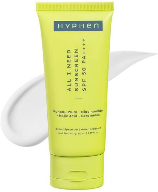 हायफ़न All I Need Sunscreen | Brightens - Niacinamide, Kakadu Plum SPF - 50 PA++++