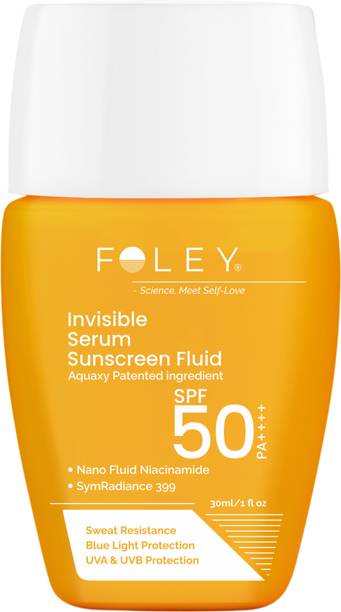 FOLEY Sunscreen - SPF 50+ PA++++ No White Cast Sunscreen for Indian Skin, Oil-Free, Won’t Clog Pores