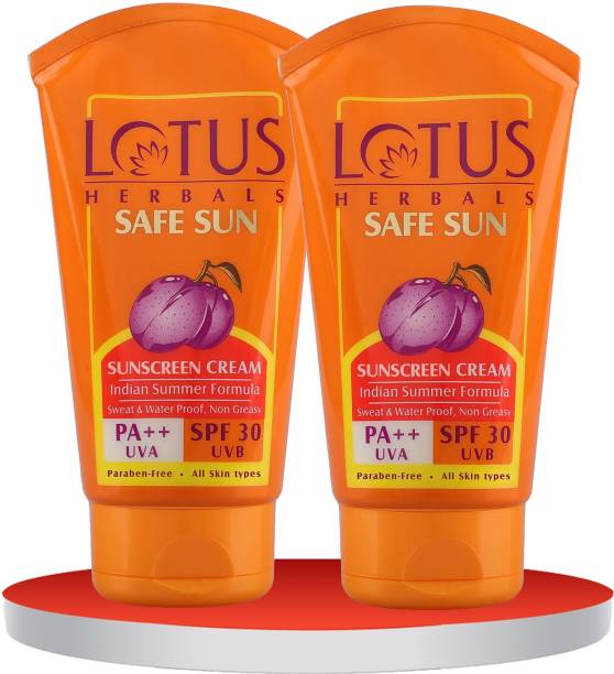 LOTUS HERBALS Sunscreen - SPF 30 PA++ Safe Sun Sunscreen Cream