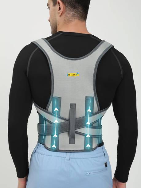NIHILANO Premium Posture Corrector for Men & Women Back Support Belt for/ Back Pain Shoulder Support
