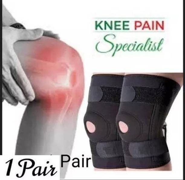 Mulkraj Ortho Mulkraj-Fitness KNEE CAP SUPPORT FOR MEN AND Knee Support (Black)-101 Knee Support