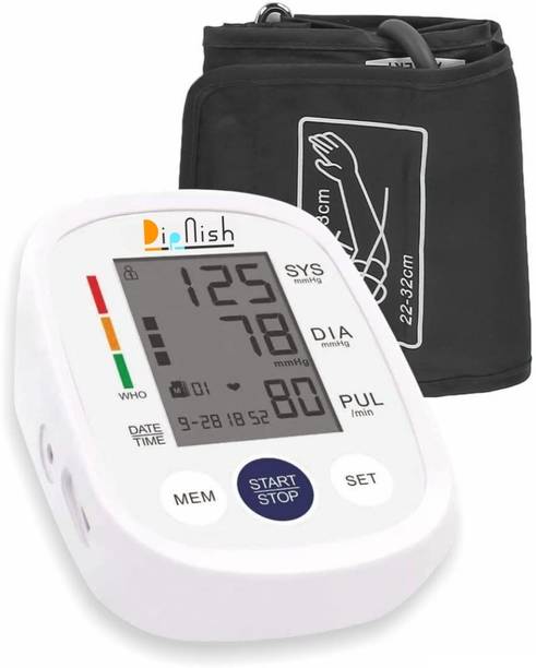 DipNish Digital Blood Pressure Machine for home Arm Support