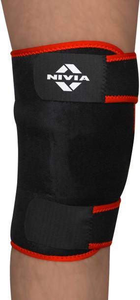 NIVIA Knee Support for men and women Made of Neoprene Free Size(Black) Knee Support