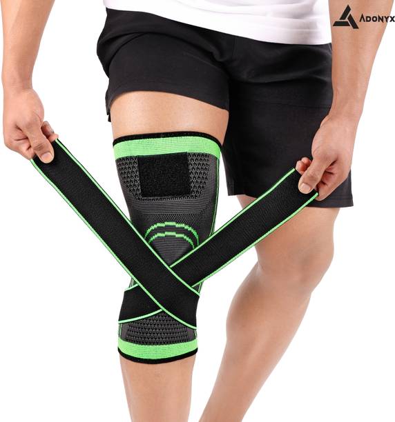 ADONYX 1 Pack Knee Compression Sleeve, Knee Support for Sports Workout Knee Support