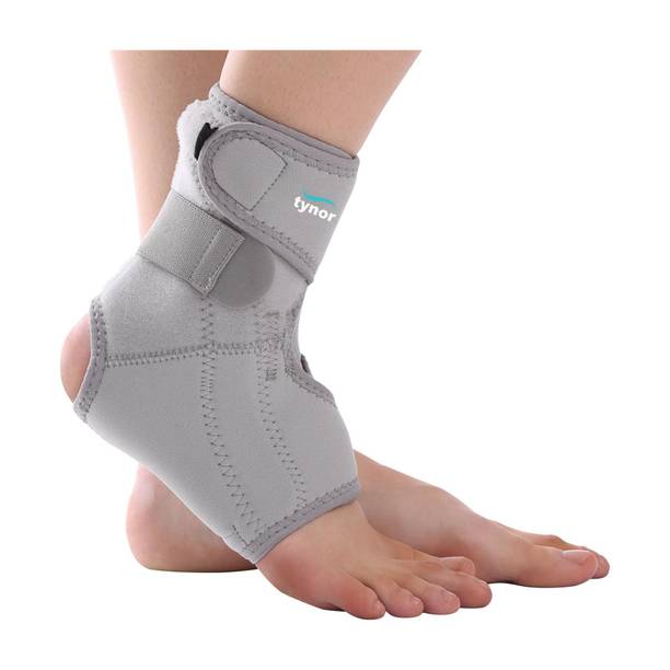 TYNOR Ankle Support (Neo), Grey, Universal Size, 1 Unit Ankle Support