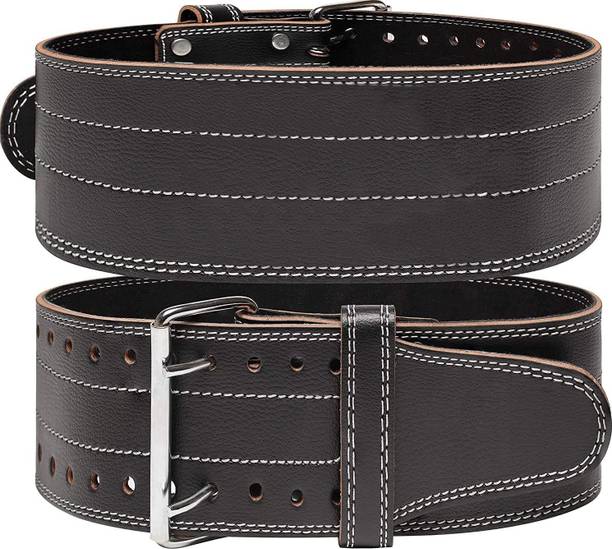 Monika Sports Durable Comfortable 4’’ Inch Wide Weight lifting Gym Belt For Men and Women Back / Lumbar Support