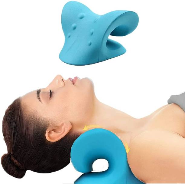 AW Enterprises Neck Relaxer Cervical Pillow for Neck & Shoulder Pain Massager Neck Support