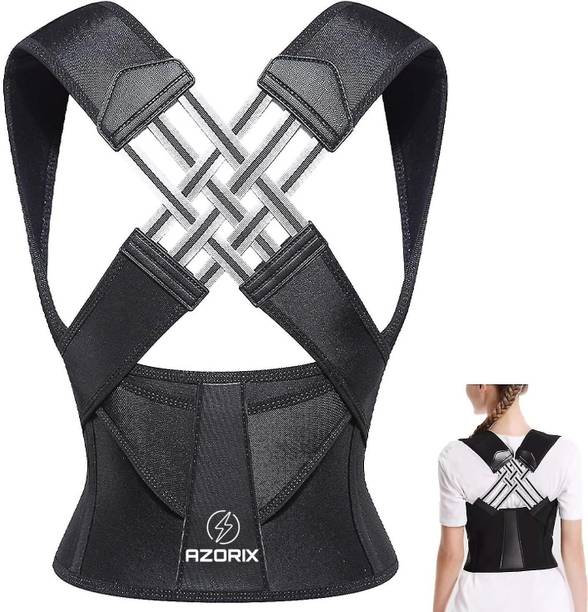 AZORIX Posture Corrector Belt for men & women Back Pain Relief BAck Support Posture Corrector