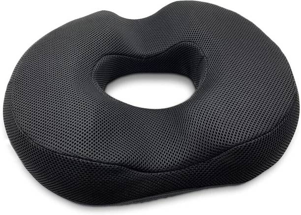 Fazista Orthopedic Memory Foam Coccyx Donut Pillow Ring Cushion Mesh Cover Back / Lumbar Support