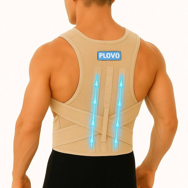PLOVO Premium Posture Corrector for Men – Back Brace for Pain Relief & Support Posture Corrector