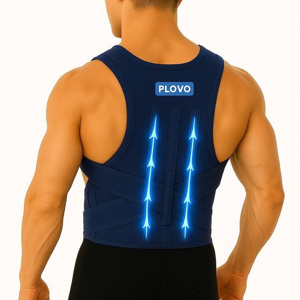 PLOVO Premium Posture Corrector for Men – Back Brace for Pain Relief & Support Posture Corrector