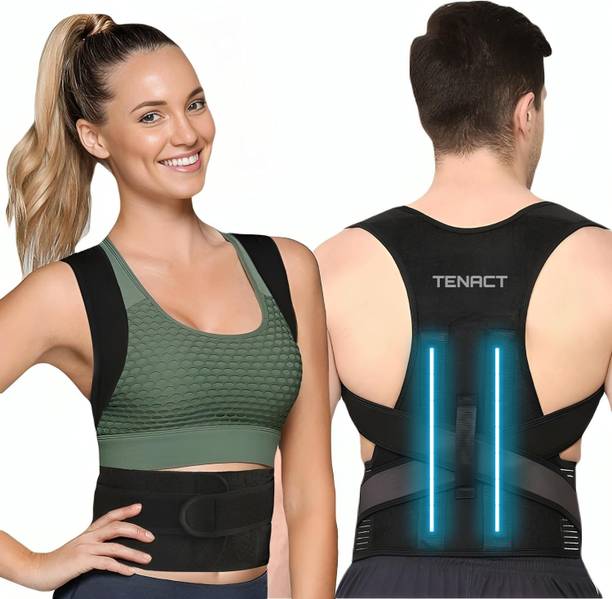 TENACT Back Straight Belt for Men & Women Back Support Belt for Backpain Relief Posture Corrector