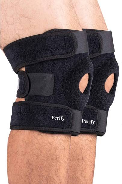 Perify 2 Pack Adjustable Knee Support Patella | Knee Cap | Knee Brace | Knee Band Knee Support
