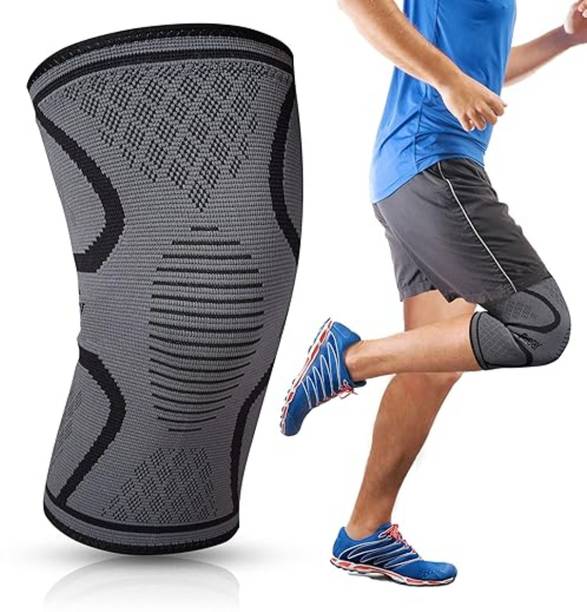 Donizard 3D Knee Compression Sleeve for Squats Pain Relief, Running GYM Exercise Unisex Knee Support