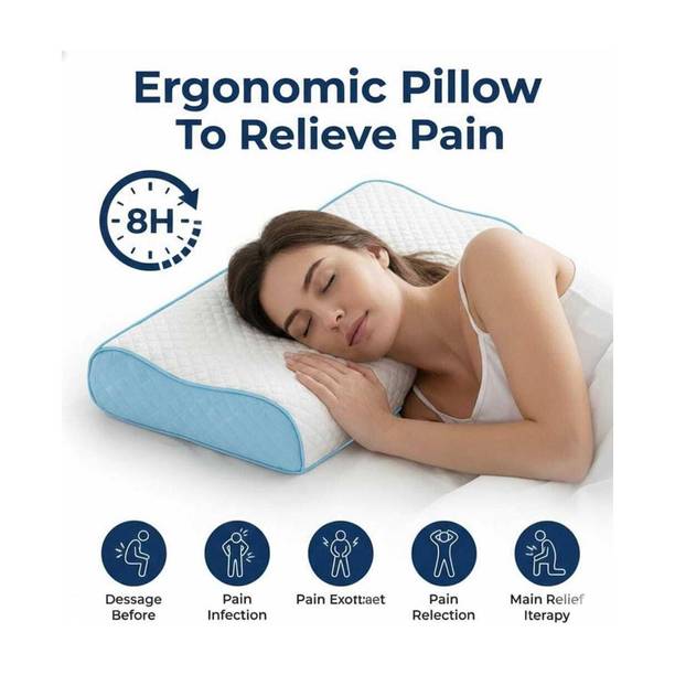 Kartona Orthopaedic Cervical Pillow - Ergonomic Pillow to Relieve Pain Cervical Pillow