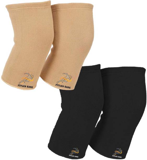 Fitlux Care Knee Caps Support For Men & Women Knee Pain Relief Knee Support Band (Pack 2) Knee Support
