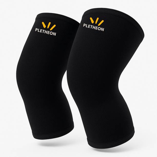 PLETHEON Compression Knee Support for Pain Relief, Sports, Gym & Injury Recovery Knee Support