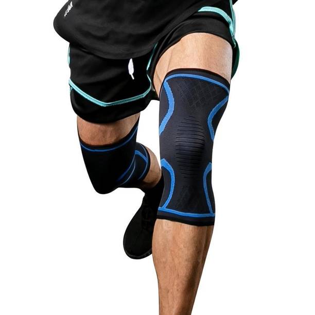 Leosportz (1pair) of Sports Pain Relief knee sleeve knee cap knee guard Knee Support