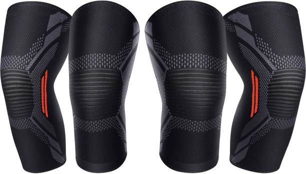 Leosportz 4 Pack Knee Brace, Compression Sleeve Support Unisex, Running,Gym, Hiking Knee Support