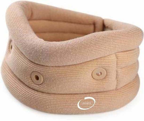 Ahs Products Soft Cervical Collar with Support -Adjustable with Velcro Neck Brace for Comfort Neck Support