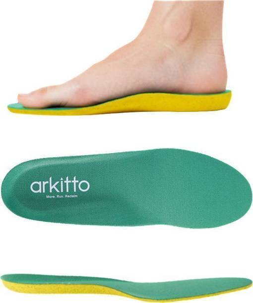 ARKITTO Arch Support Unisex Insoles Size (UK 9,10,11)| Flat Foot Relief, All-Day Comfort Insole