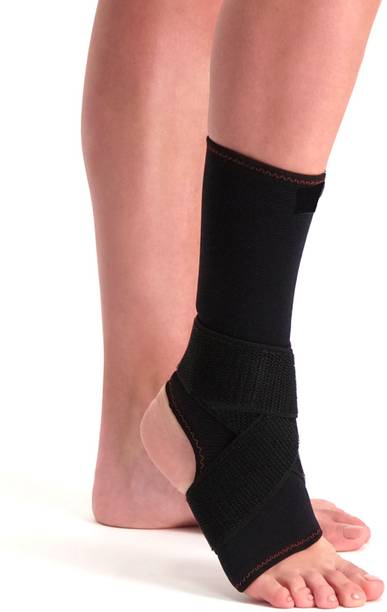 EmmEmm Finest 1 Pc Elastic Ankle Support for Compression & Quick Pain Relief Ankle Support