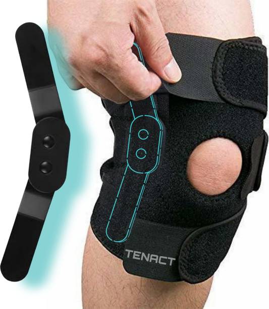 TENACT Knee Support Brace with Hinges Open Patella Joint Knee Pain Relief Hinged Knee Support