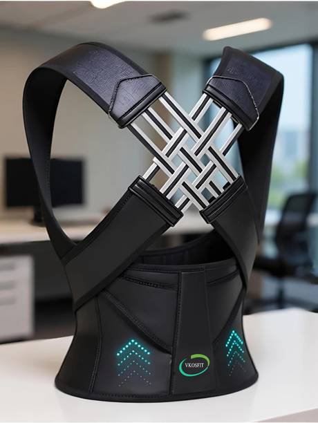 VKOSFIT Posture corrector belt for men & women for back pain Full Body Back Support Posture Corrector