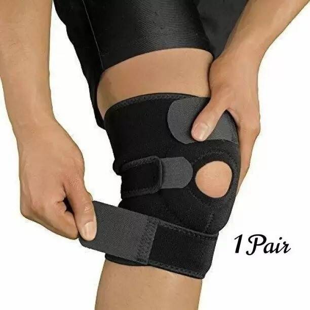Mulkraj Ortho Mulkraj-Fitness KNEE CAP SUPPORT FOR MEN AND Knee Support (Black)-61 Knee Support