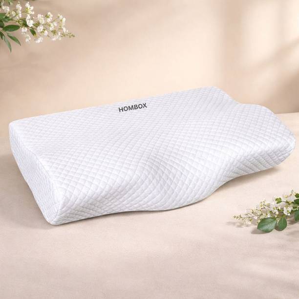 HOMBOX Cervical Pillow Pro for Neck Pain Relief White Cervical Pillow