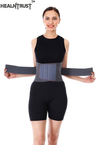 healntrust Lumbar Sacral LS belt Waist Belt for Men & Women Back Pain Relief, Slip-Disc Back / Lumbar Support