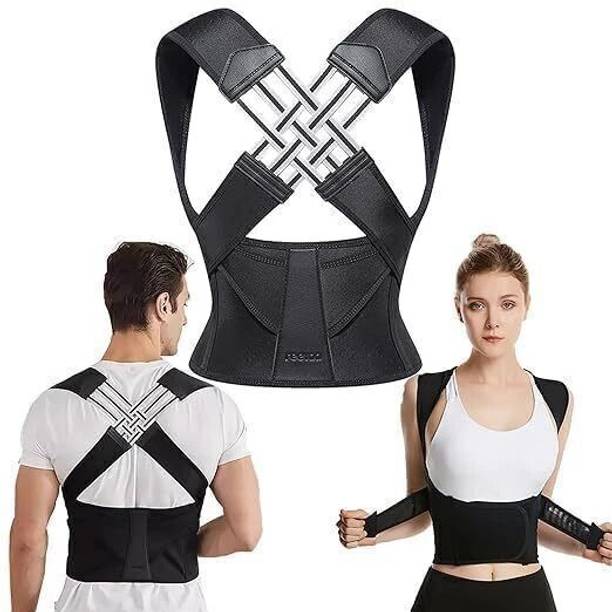 Ahs Products Body Back Posture Correcting Belt Backbone Clavicle Brace Shoulder Support Belt Posture Corrector