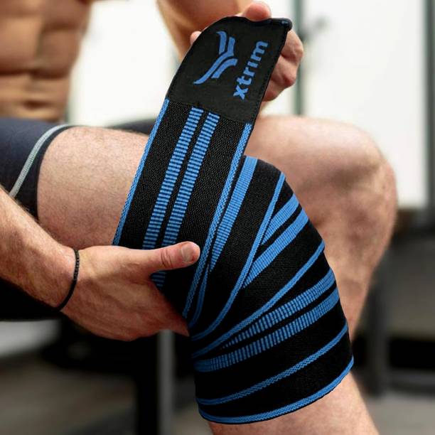 Xtrim Grippz Knee Wrap - Pack of 2 Knee Support