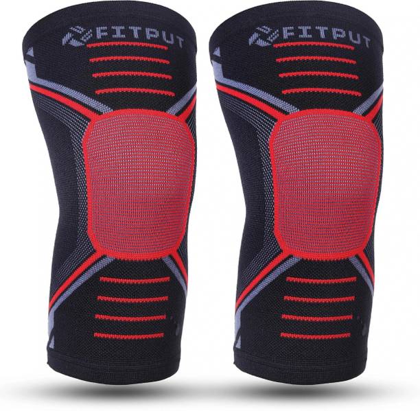 FITPUT Knee Compression Sleeve for Men and Women Knee Support Brace for Running Knee Support