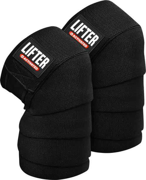 EasyHealth Knee Wraps For Squats Deadlift Heavy lifting For Men Knee Bands Knee Suppot Knee Support