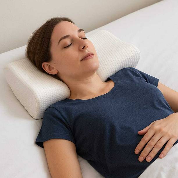 Snug Stuff Orthopedic Memory Foam Cervical Pillow With Premium Cover Cervical Pillow