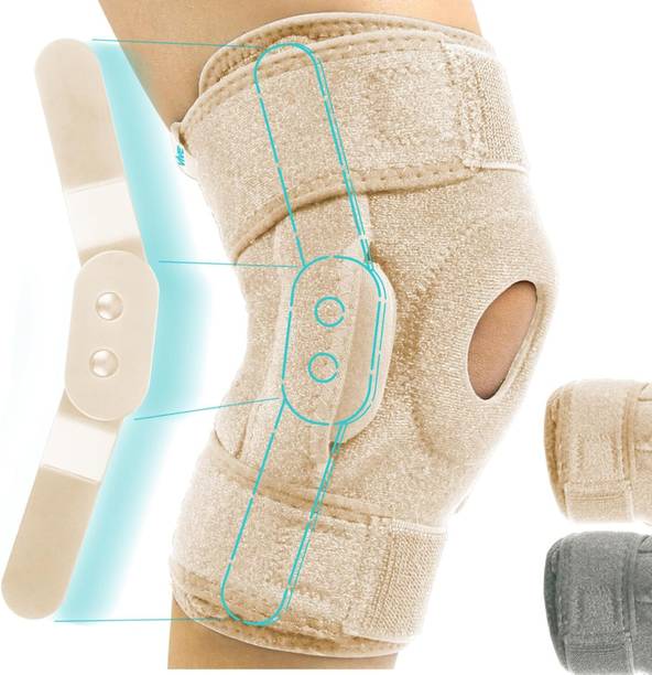Orthonexa Functional Knee Support Open Patella Hinge Knee Support Knee Cap Support Brace Knee Support