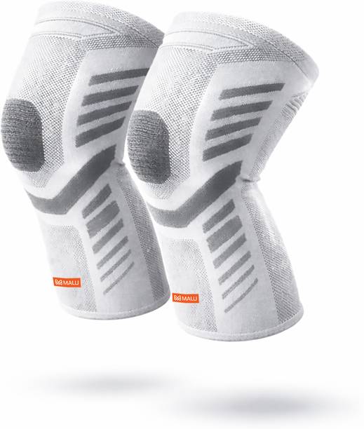 Malu Healthcare 3D Anti-Slip Knee Sleeves Cap for Pain Relief, Sports & Gym, S Size Knee Support
