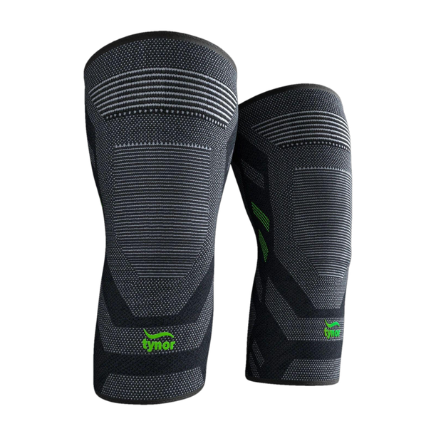 TYNOR Knee Cap Air Pro, Black & Green, Medium, 1 Pair Knee Support