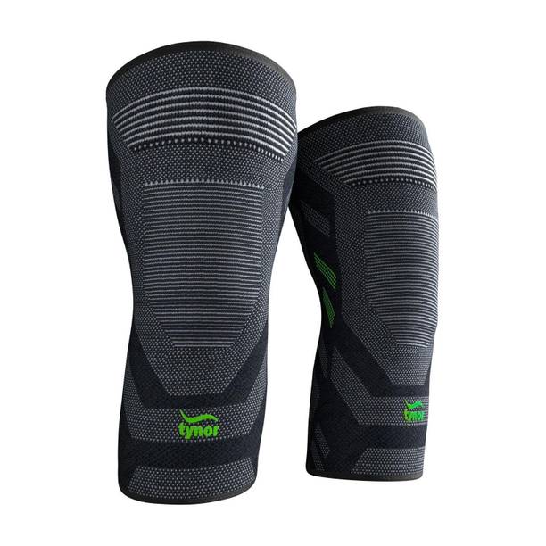 TYNOR Knee Cap Air Pro, Black & Green, XXL, 1 Pair Knee Support