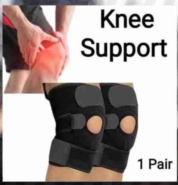 Lofstar Adjustable Knee Support Patella Knee Cap Knee Support (Black) Knee Support