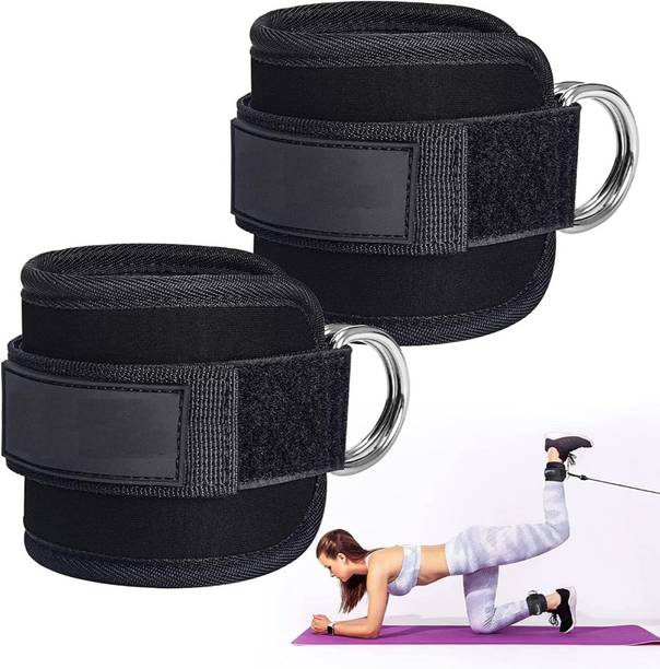 LiftWar Ankle straps for gym workout ankle straps for men and women Ankle support Ankle Support