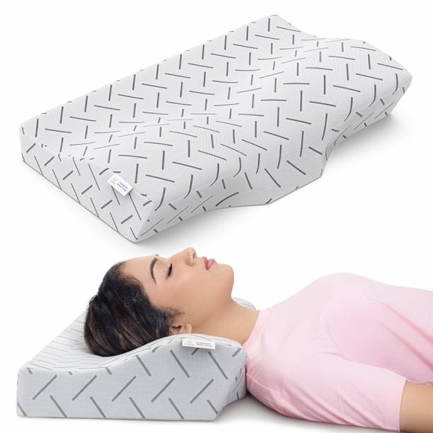 MY ARMOR Cool Gel Memory Foam Cervical Pillow for Neck Pain and Shoulder Pain Relief Cervical Pillow