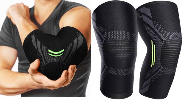 Leosportz combo of elbow and knee better sports combo Knee Support