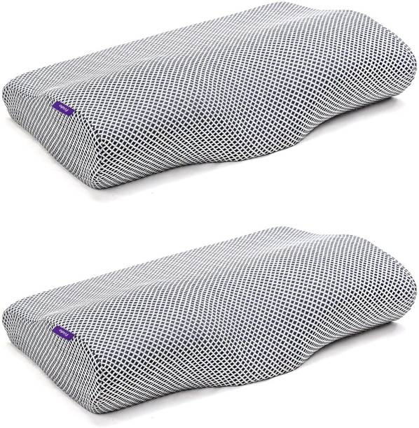 फ्रिडो Ultimate Contour Cervical Neck Pillow for Pain Relief Sleep,Pack of 2 सर्विकल पिलो