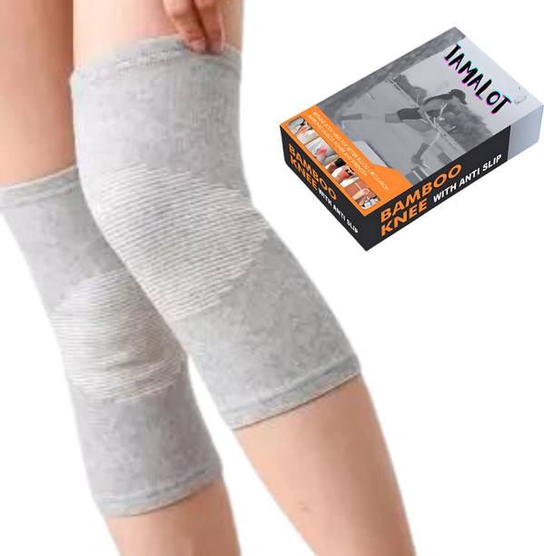 iamalot Instant Pain Relief for Women Supportive Bamboo Knee Cap for Active Lifestyle Knee Support