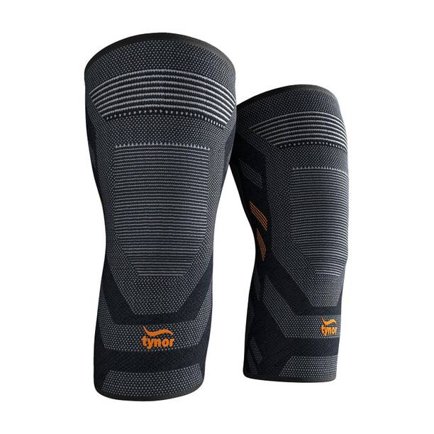 TYNOR Knee Cap Air Pro, Black & Orange, XXL, 1 Pair Knee Support
