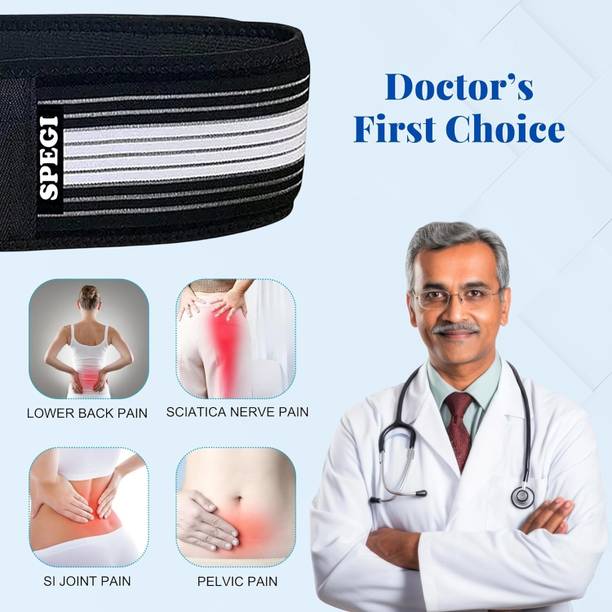 Spegi Si Joint Hip Support Belt for Men and Women Lower Back Brace for Pain Relief Back / Lumbar Support