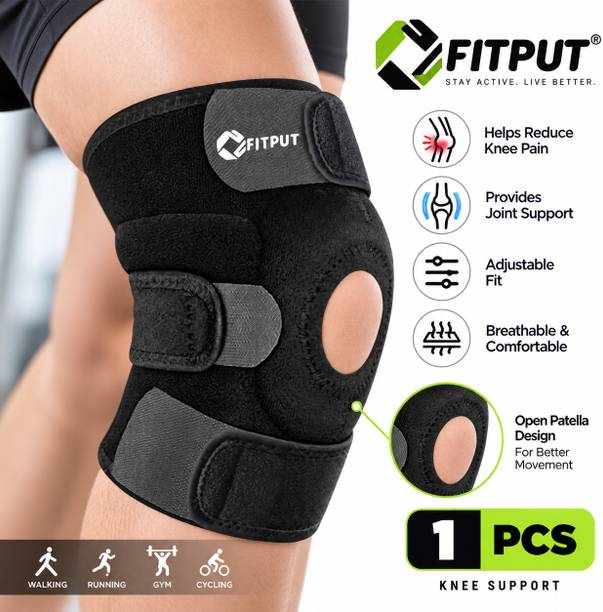 FITPUT Open Patella Knee Cap for Men & Women | Running, Fitness & Sports Knee Support